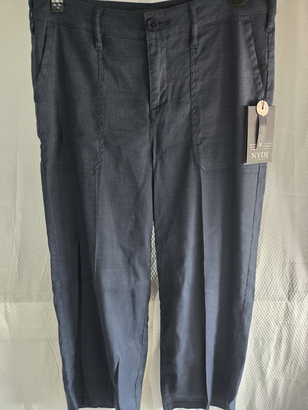 NYDJ Women's Navy Straight-Leg Pants
